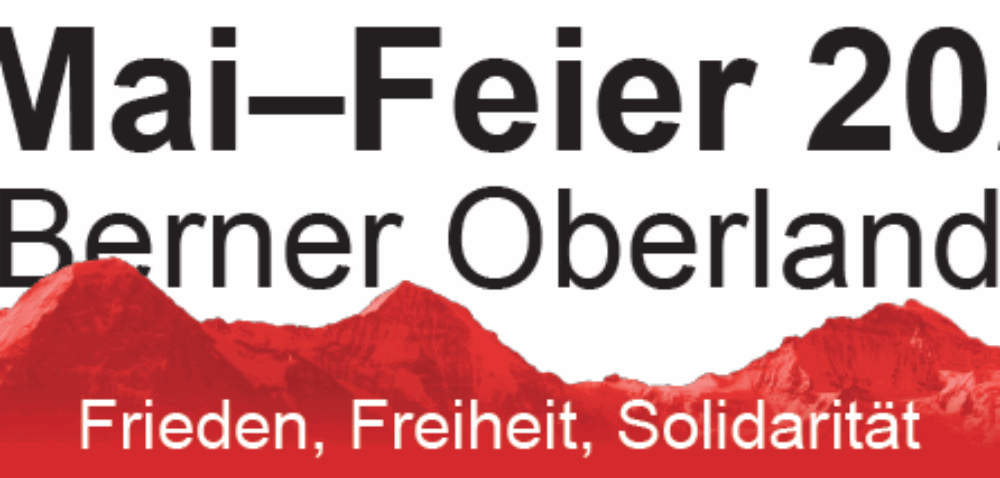 1.-Mai-Feier auf dem Bödeli